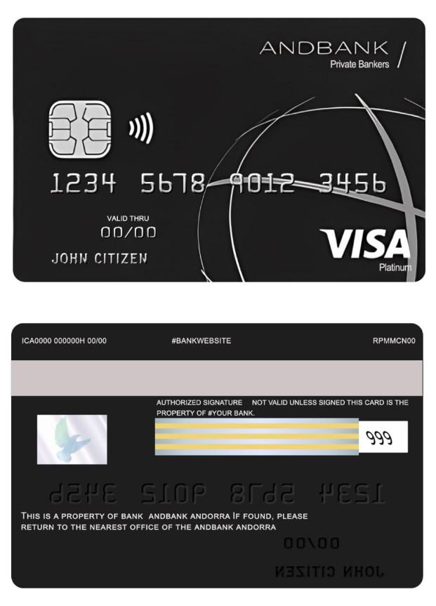 Andorra Andbank visa platinum card